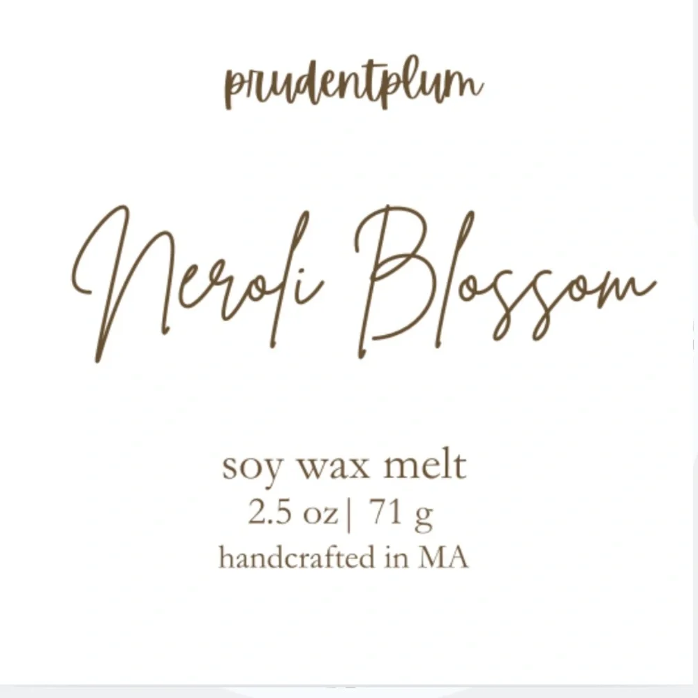 Neroli Blossom Soy Wax Melt  2.5 oz | Melts For Wax Warmer Clamshell